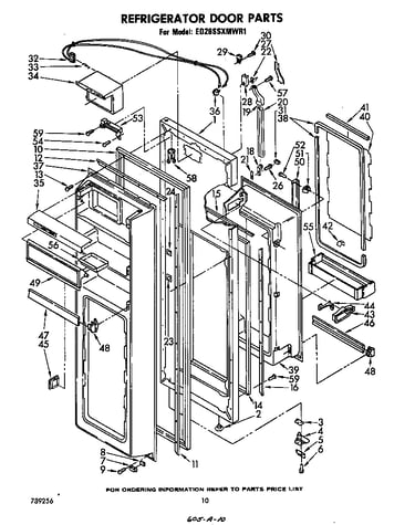 Refrigerator door