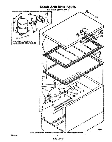 Door/unit parts