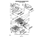 Whirlpool ED26MK1LWR1 refrigerator interior diagram