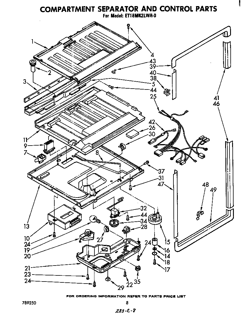 COMPARTMENT SEPARATOR AND CONTROL