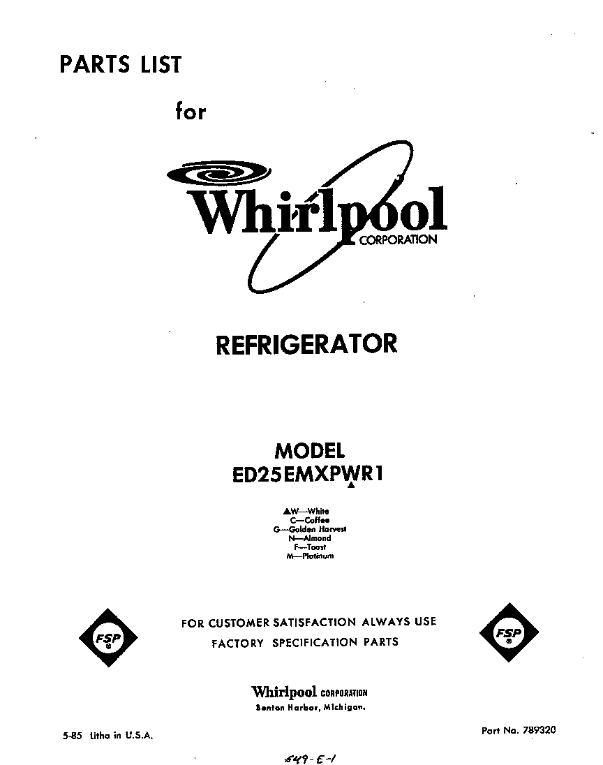 Front cover