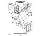 Whirlpool ED25EMXPWR1 dispenser front diagram