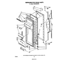 Whirlpool ED25EMXPWR1 refrigerator door diagram