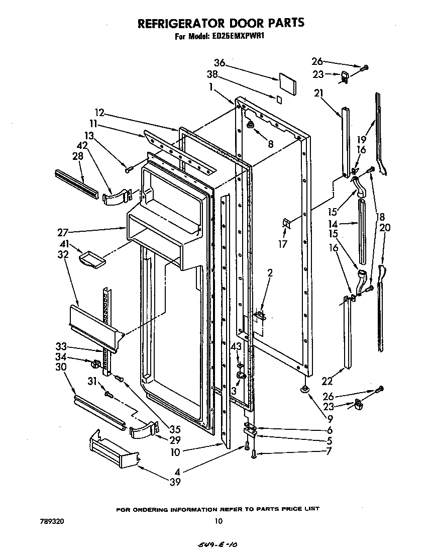 Refrigerator door