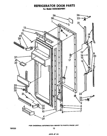 Refrigerator door