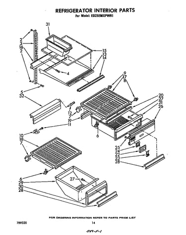 Refrigerator interior
