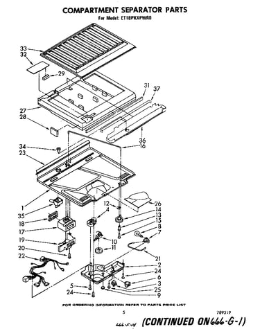 Compartment separator