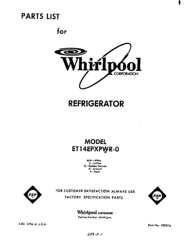 Front cover