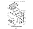 Whirlpool ET14EPXPWR0 compartment separator and control diagram