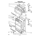 Whirlpool ET12ECXPWR0 door diagram