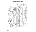 Whirlpool ED25EMXPWR0 refrigerator door diagram