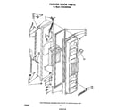 Whirlpool ED25EMXPWR0 freezer door diagram