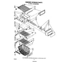 Whirlpool ED25EMXPWR0 freezer interior diagram