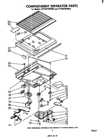 Compartment separator