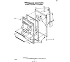 Whirlpool ET16EPXPWR0 refrigerator door diagram