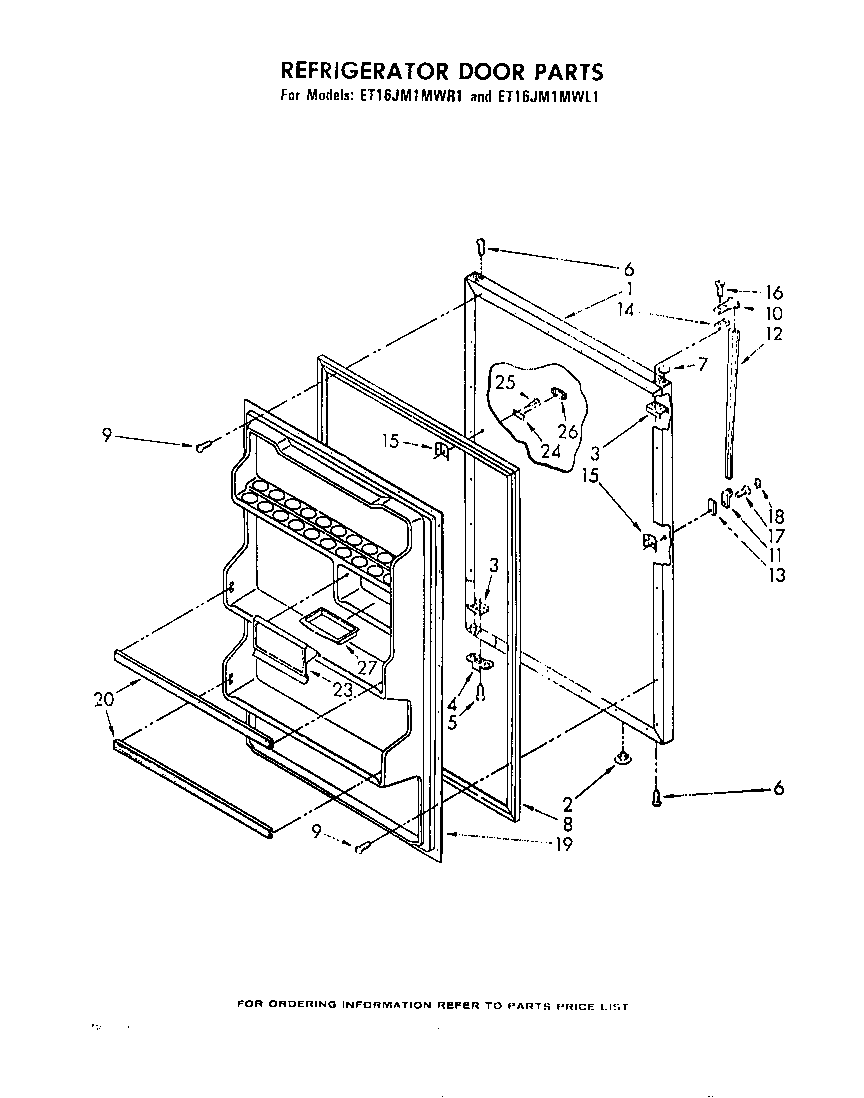 Refrigerator door