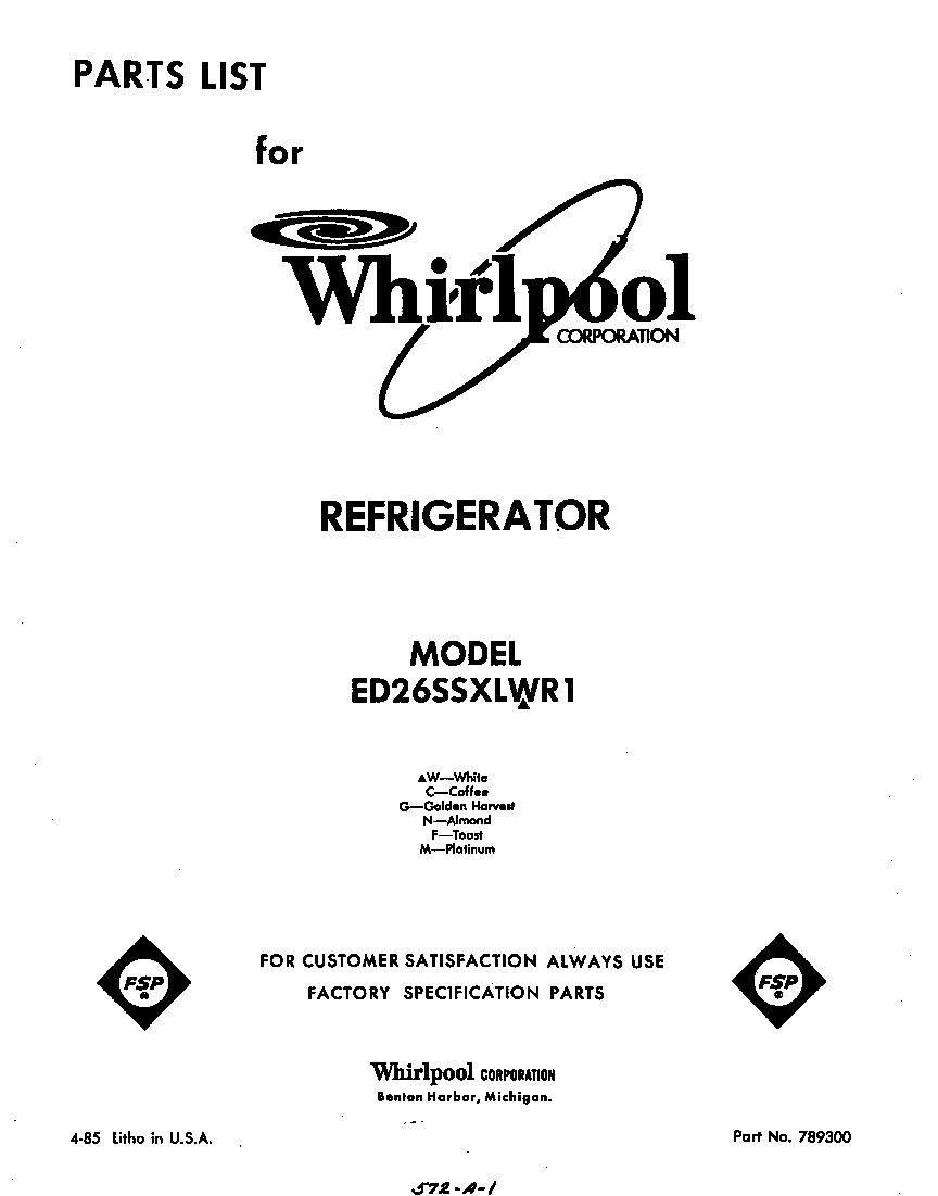 Front cover