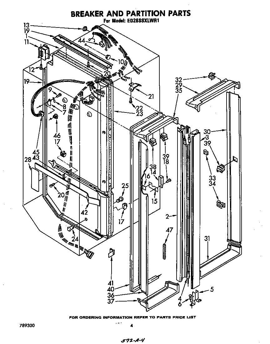Breaker and partition