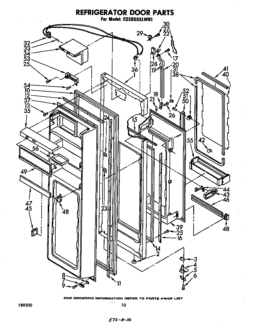 Refrigerator door
