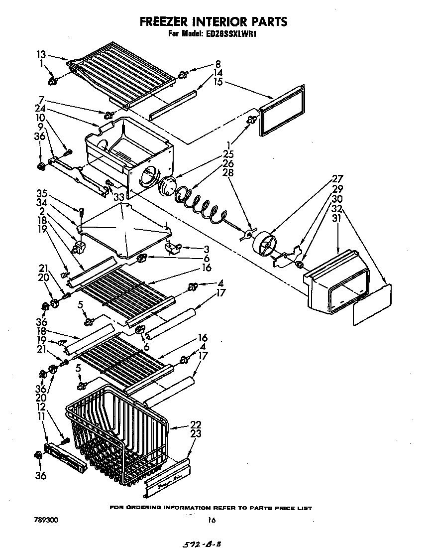 FREEZER INTERIOR