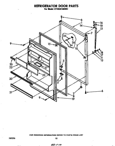 Refrigerator door