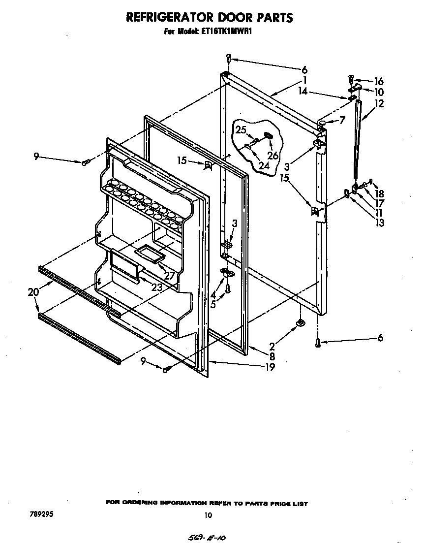 Refrigerator door
