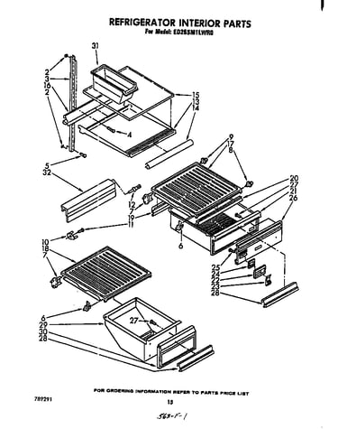 Refrigerator interior