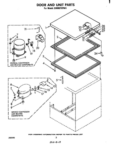 Door/unit parts