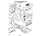 Whirlpool CAW15D2A1 air flow and control diagram
