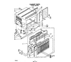 Whirlpool CAW15D2A1 cabinet diagram