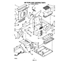 Whirlpool CAW13E1A1 air flow and control diagram