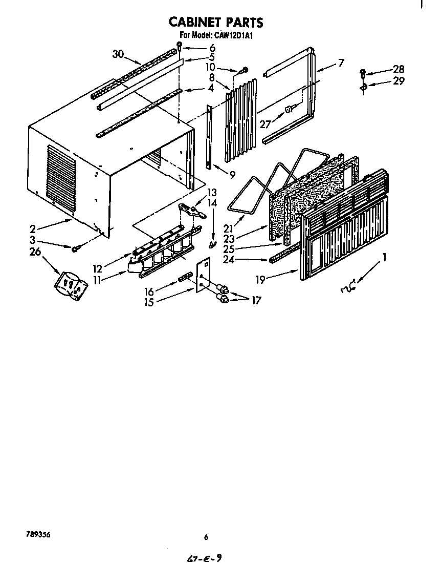 CABINET PARTS