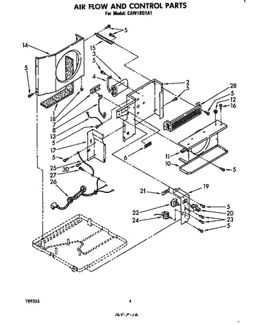 Air flow and control parts