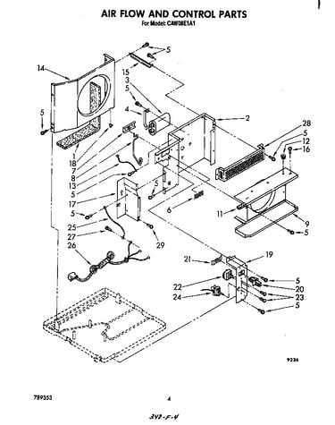 Air flow and control parts