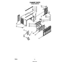 Whirlpool CAW07A1A1 cabinet parts diagram
