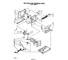 Whirlpool CAW06D1A1 air flow and control parts diagram