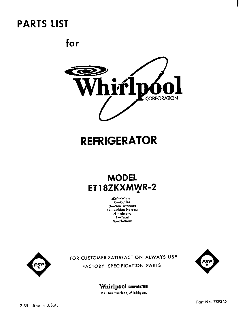 Front cover