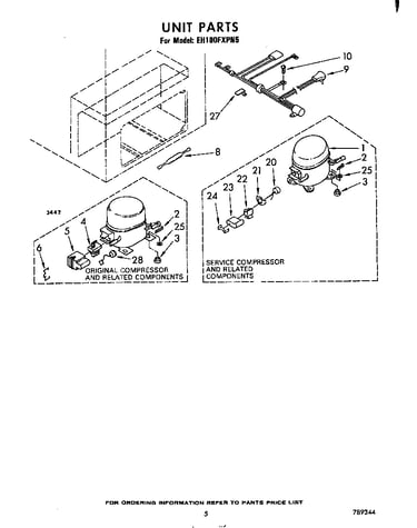 Parts diagram