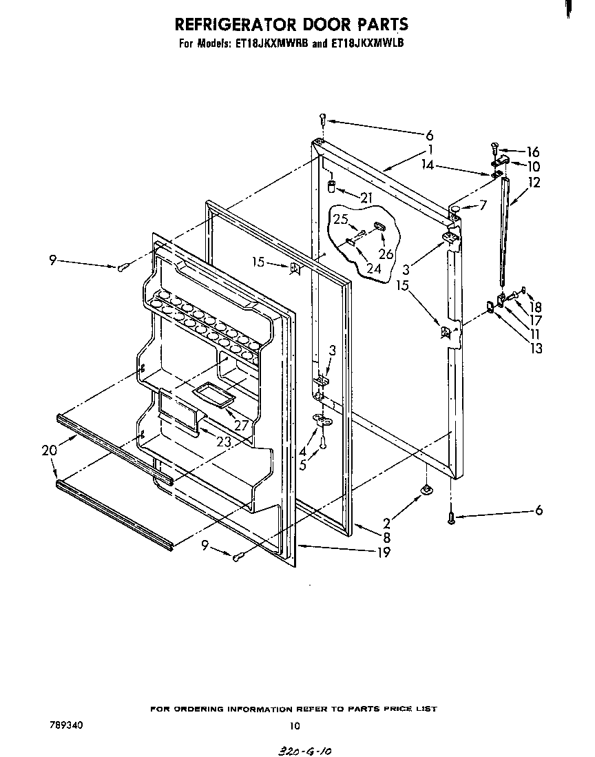 Refrigerator door