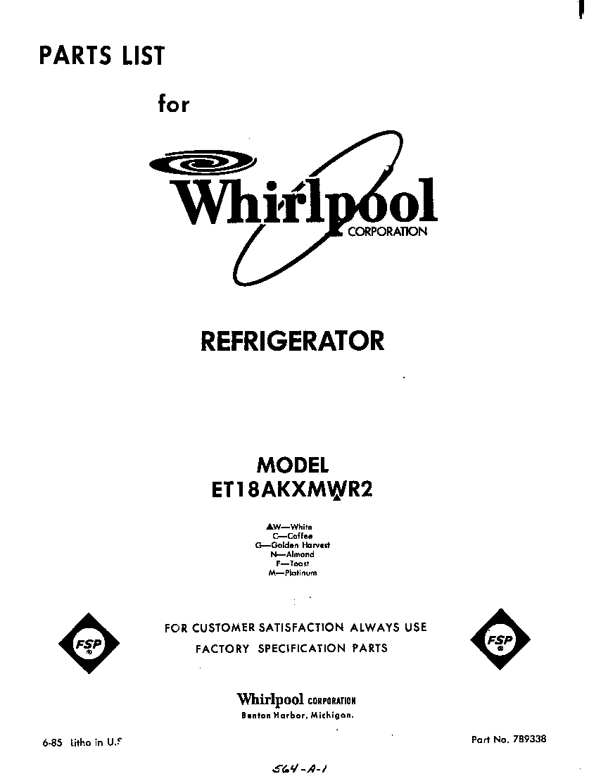 Front cover