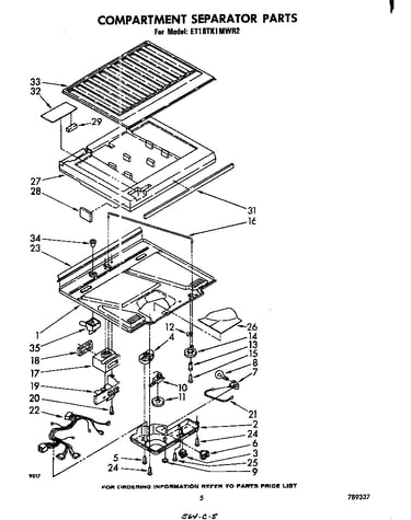 Compartment separator