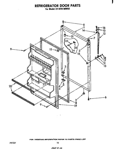 Refrigerator door