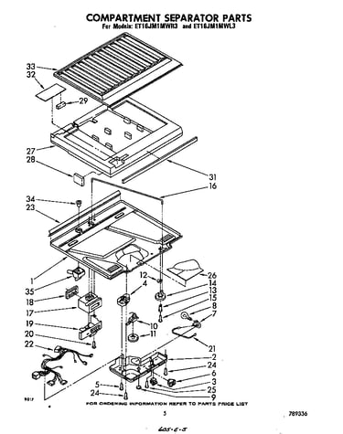 Compartment separator