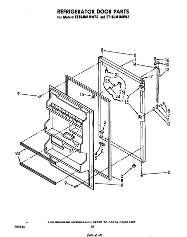 Refrigerator door