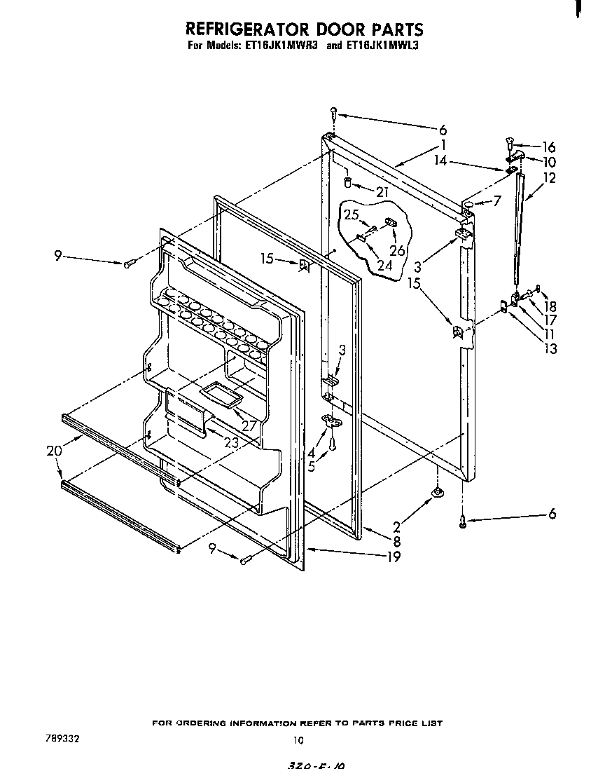 Refrigerator door