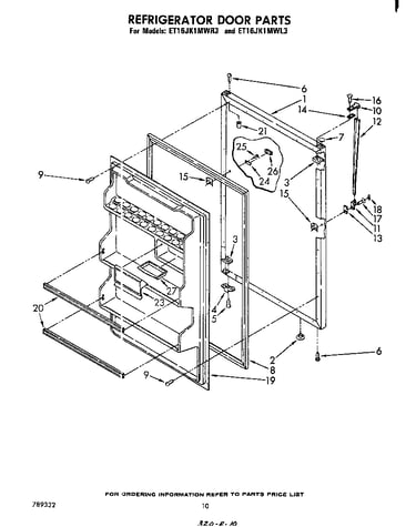 Refrigerator door