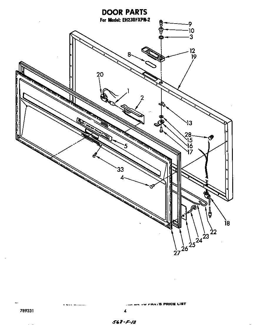 Parts diagram