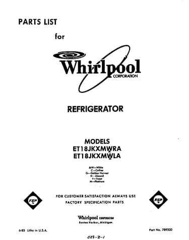 Front cover