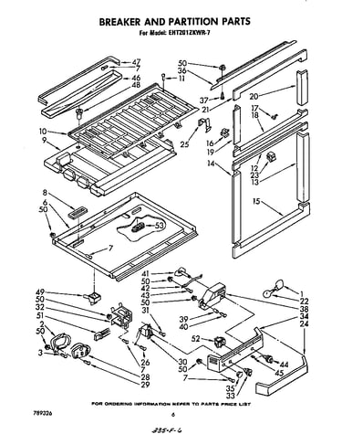 Breaker and partition
