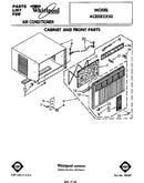 Cabinet and front